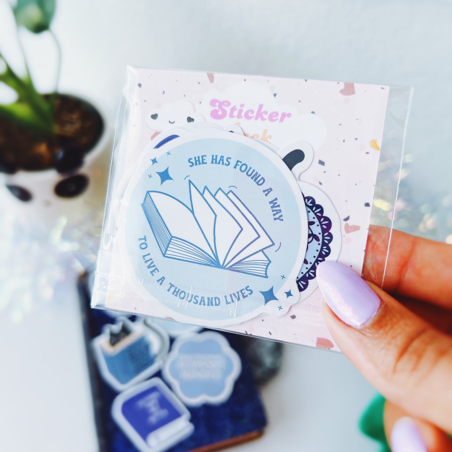 Cornflower Bookish • Vinyl Sticker Pack