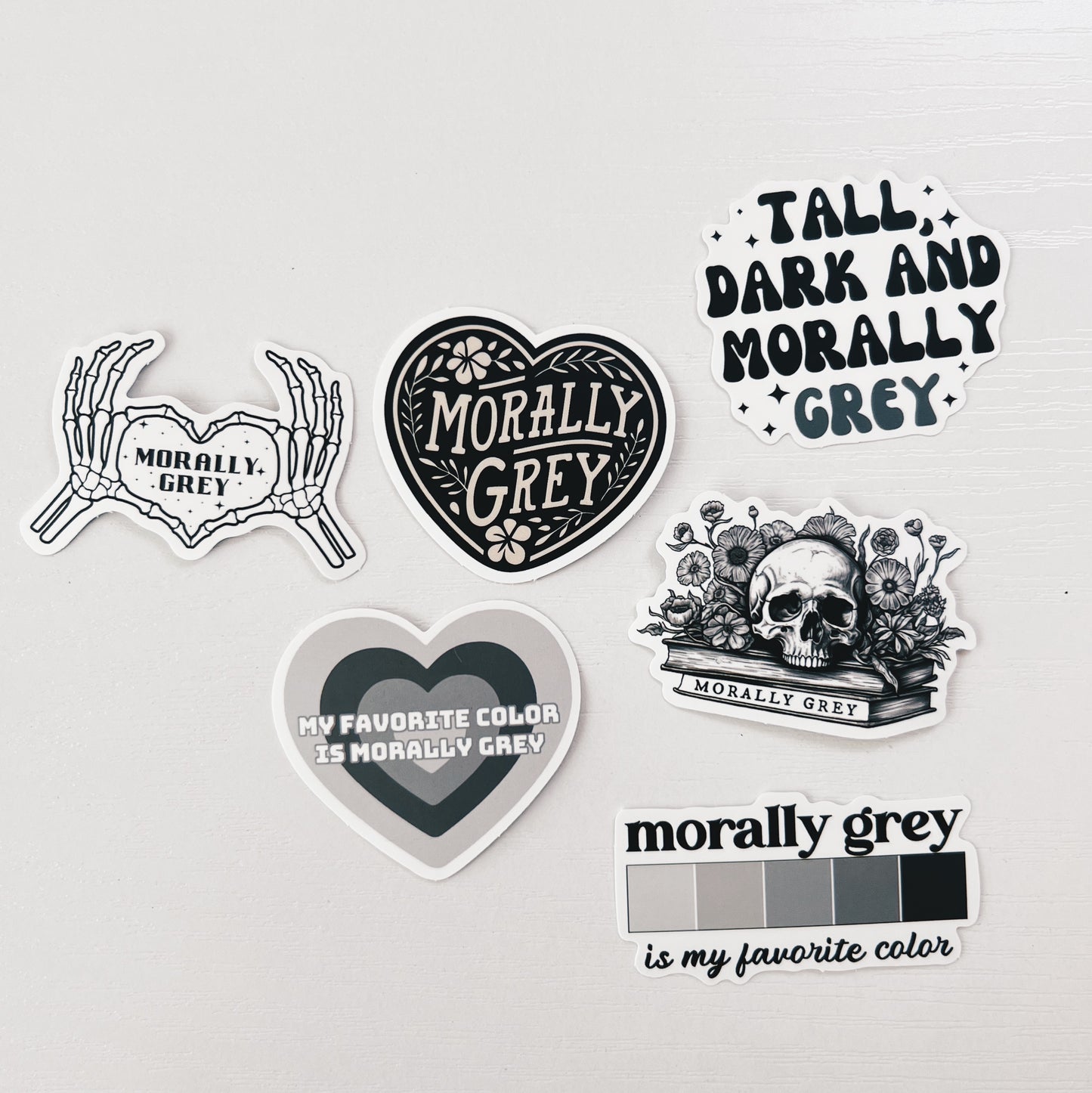 Morally Grey Sticker Pack