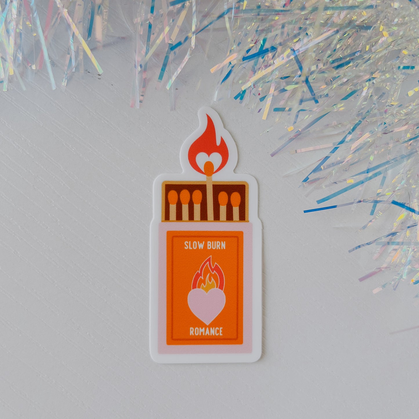 Slow Burn Romance Matches - Vinyl Sticker 3”