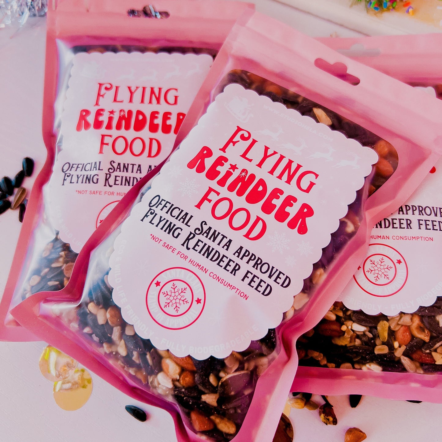 Magic Flying Reindeer Food - Official Santa Approved Flying Reindeer Feed