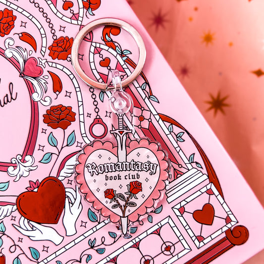 Romantasy Book Club - Acrylic 2” Keychain