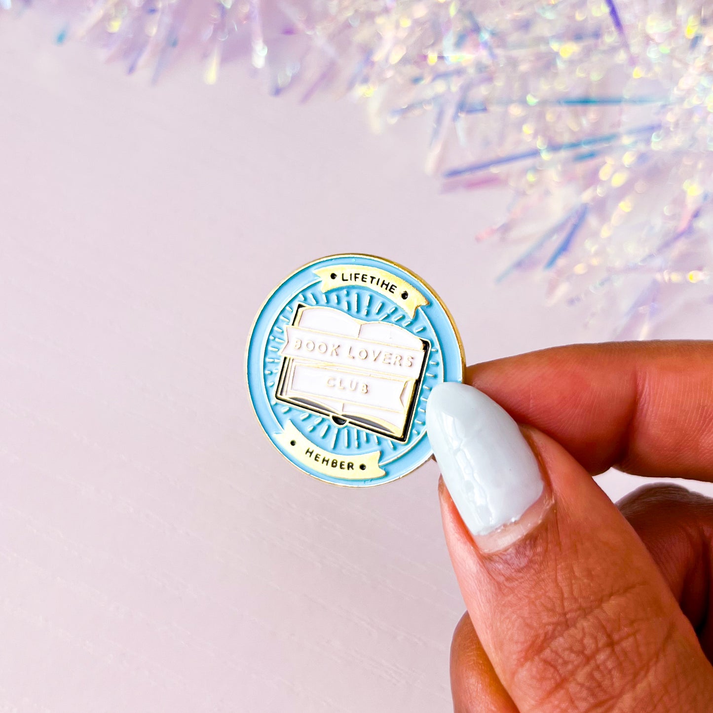 Book Lovers Club Lifetime Member - Premium Enamel Pin