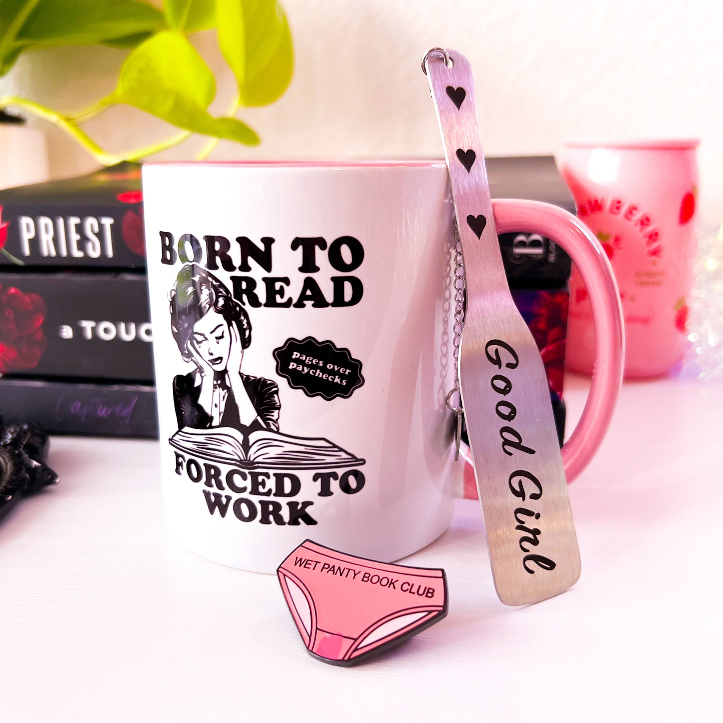Born to Read Forced to Work - Coffee Mug