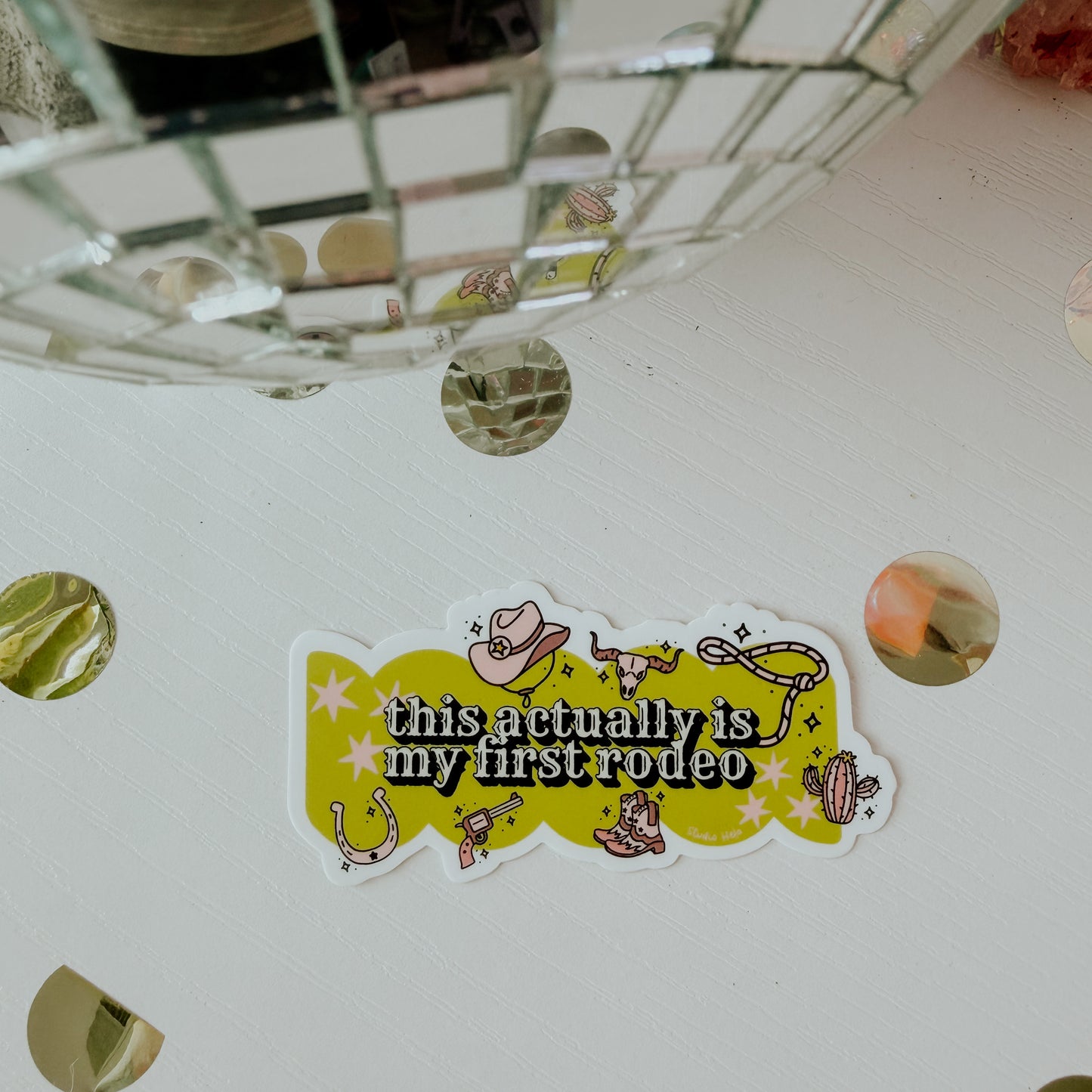 First Rodeo • 3” Vinyl Sticker