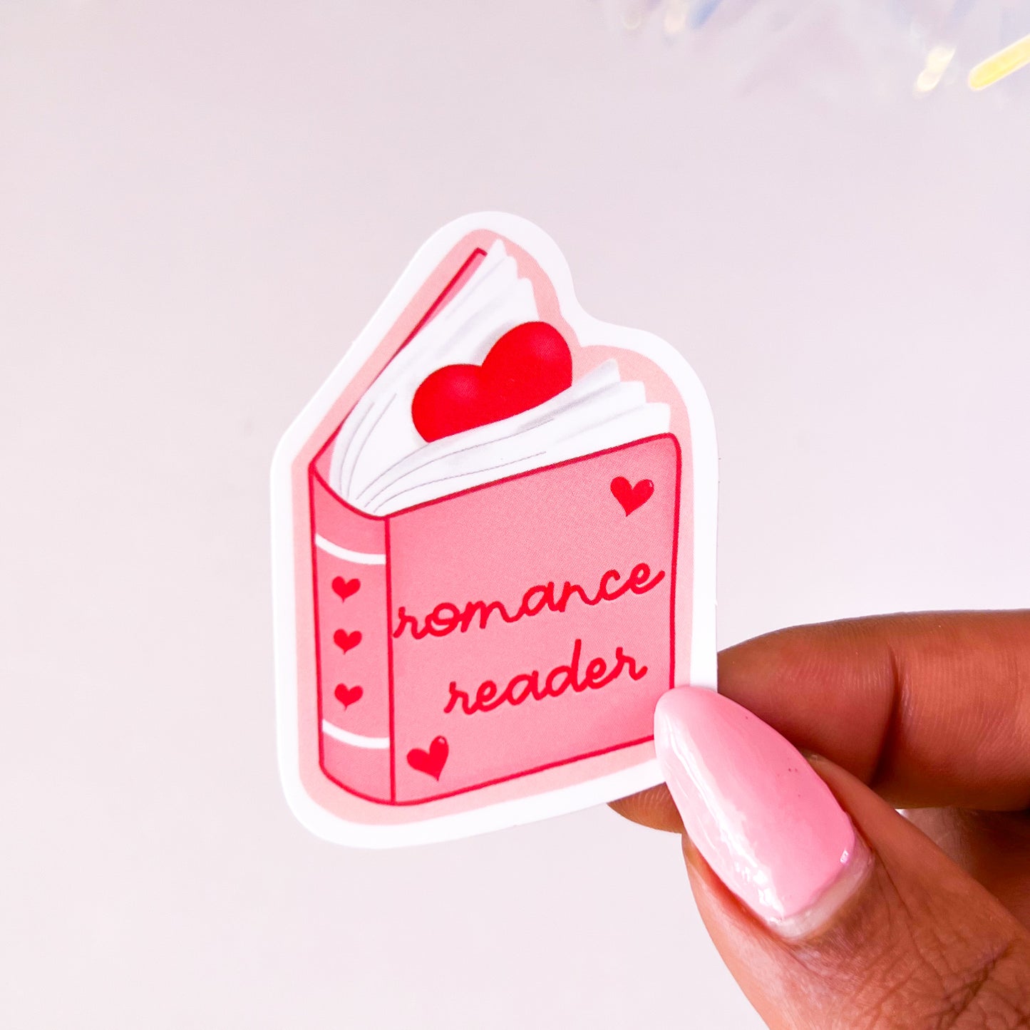 Romance Reader 2" Vinyl Sticker