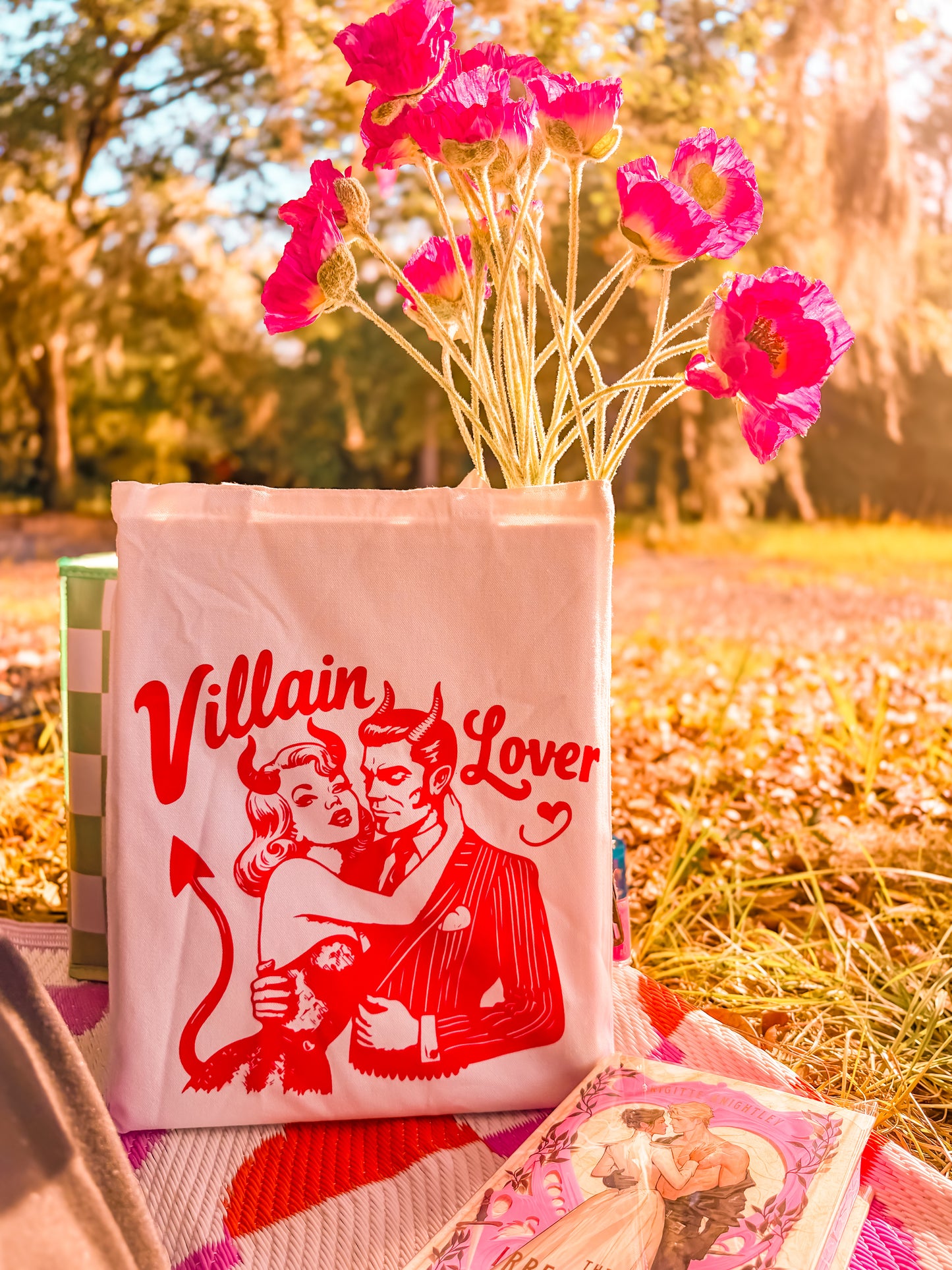 Villain Lover • Canvas Book Tote Bag
