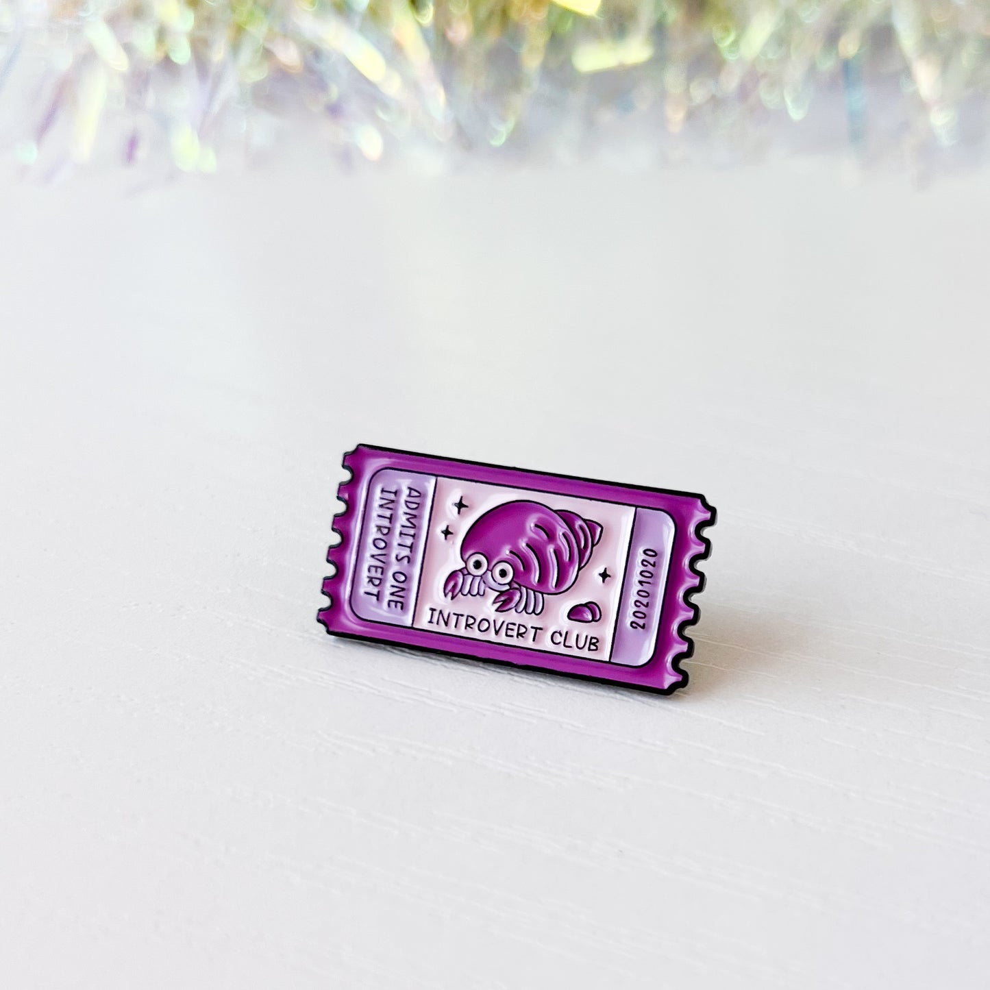 Introvert Club Enamel Pin