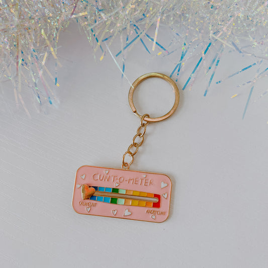 Cunt-O-Meter Keychain