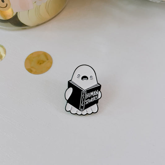 Human Stories Enamel Pin