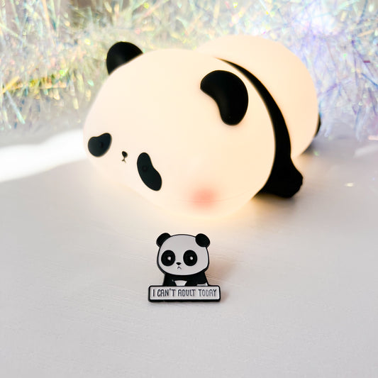 I Can't Adult Today Panda - Enamel Pin