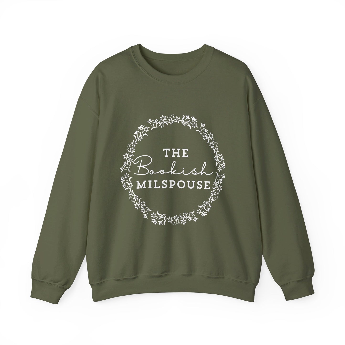 The Bookish Milspouse - Gildan Unisex Heavy Blend™ Crewneck Sweatshirt