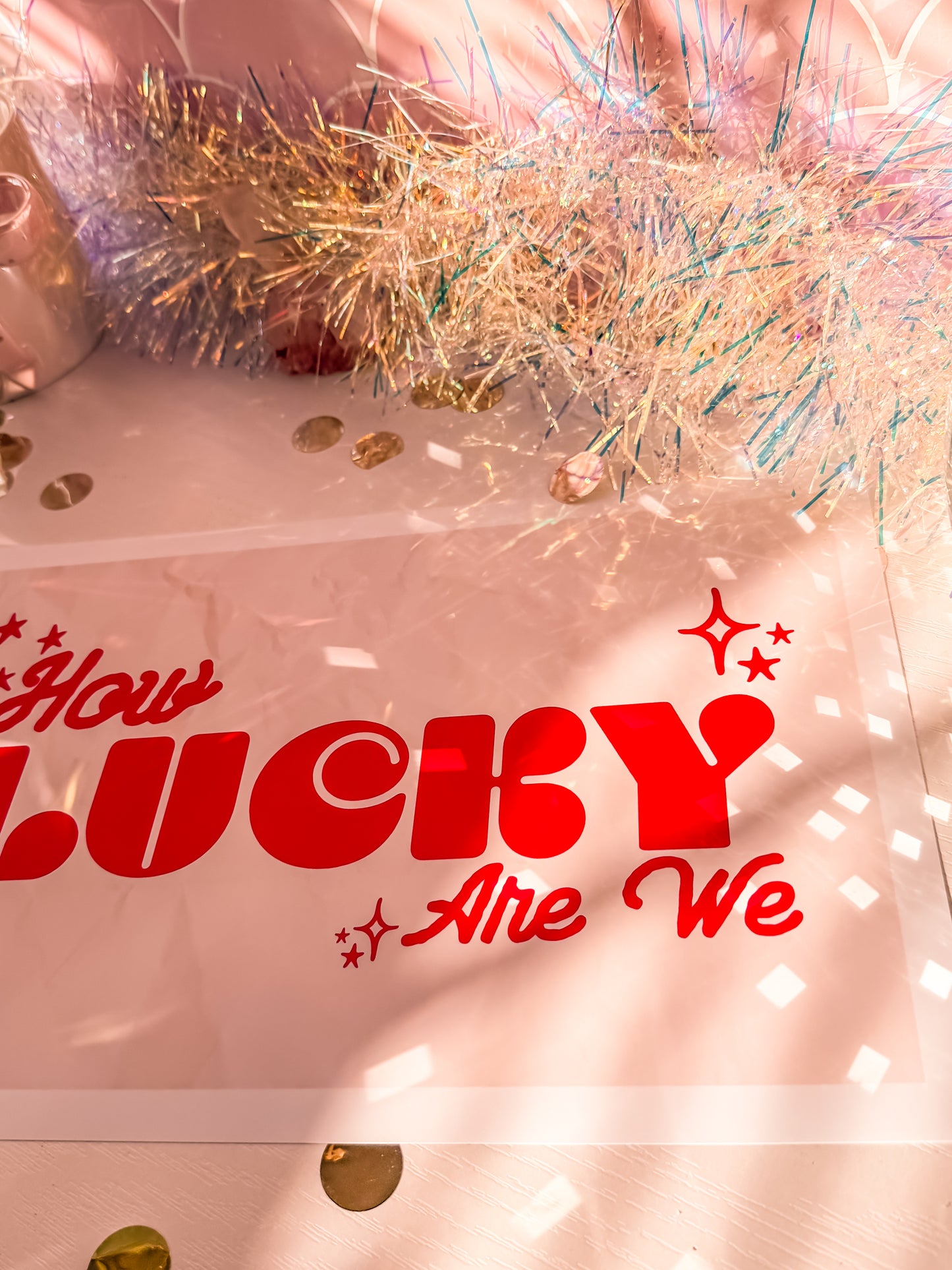 How Lucky Are We - 8" x 12" Giclee Art Print