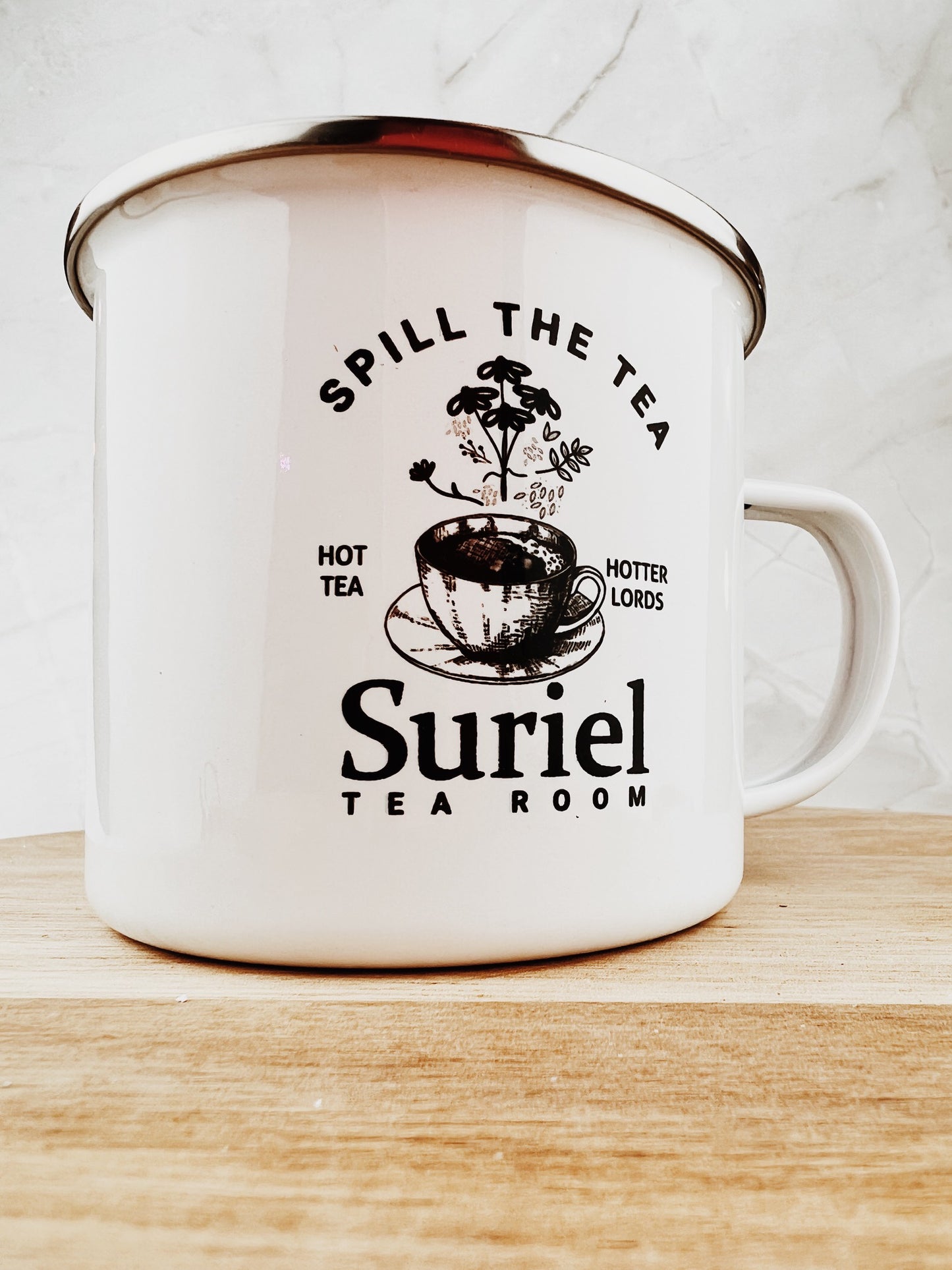 Suriel Tea Co. Enamel Mug