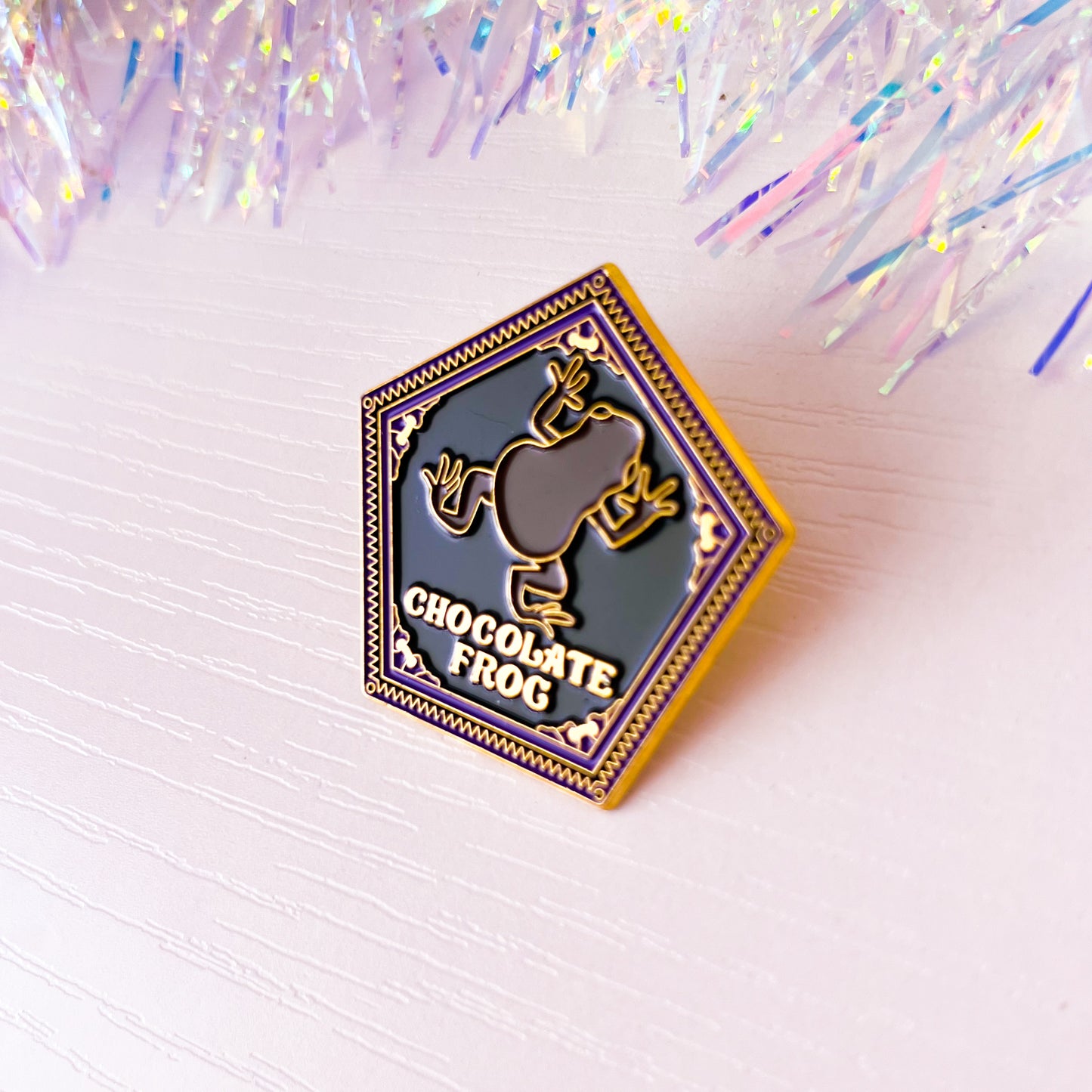 Chocolate Frog - Premium Enamel Pin