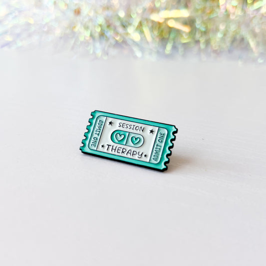 Therapy Session Enamel Pin