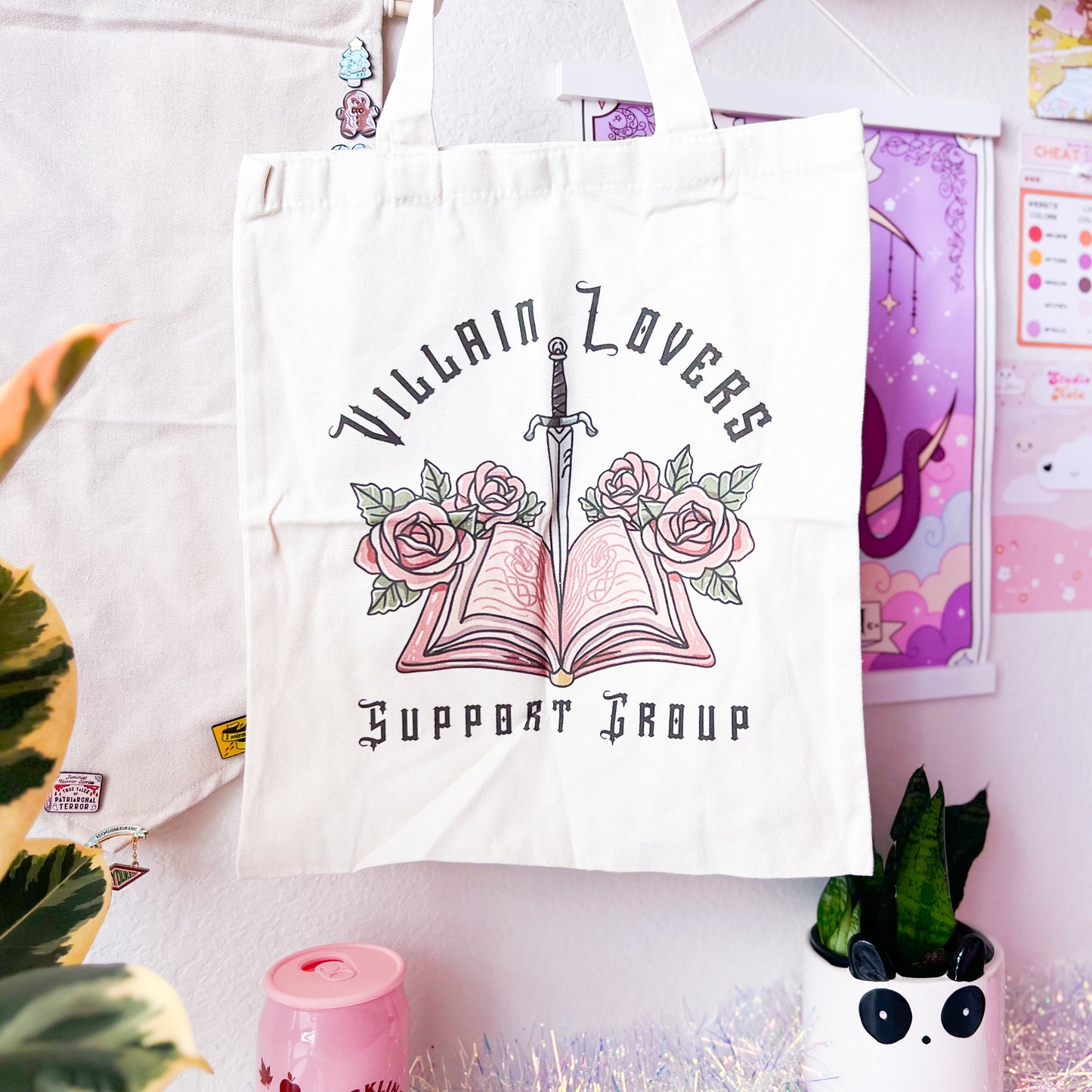 Villain Lovers Support Group Tote Bag