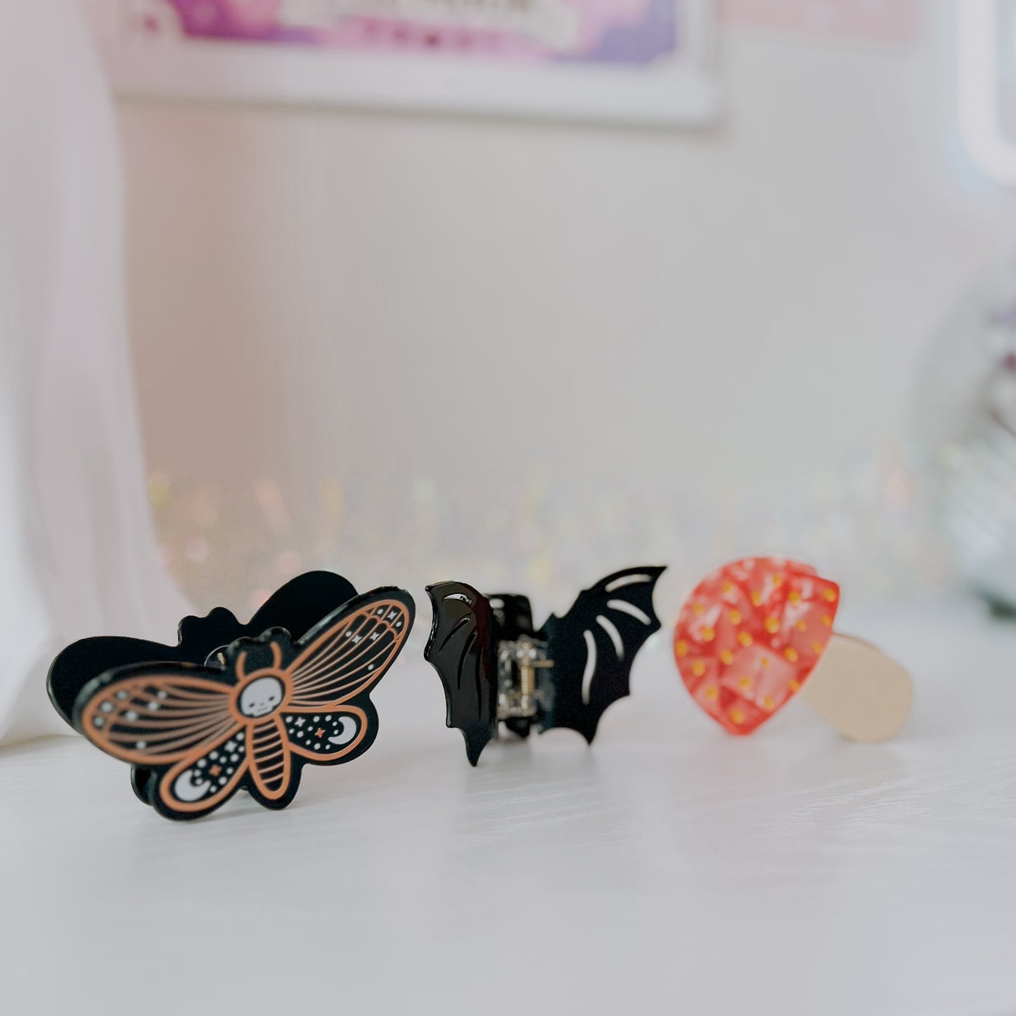 Mushroom Hair Clip