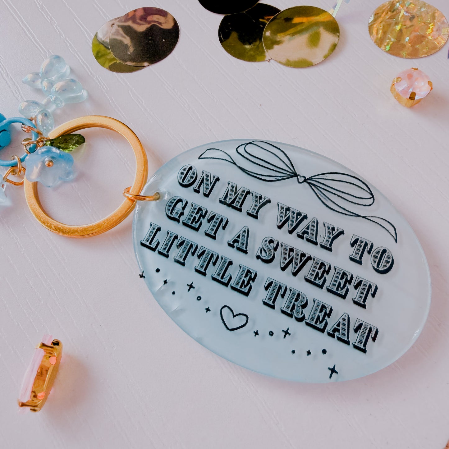 On My Way To Get a Sweet Little Treat • Jelly Keychain