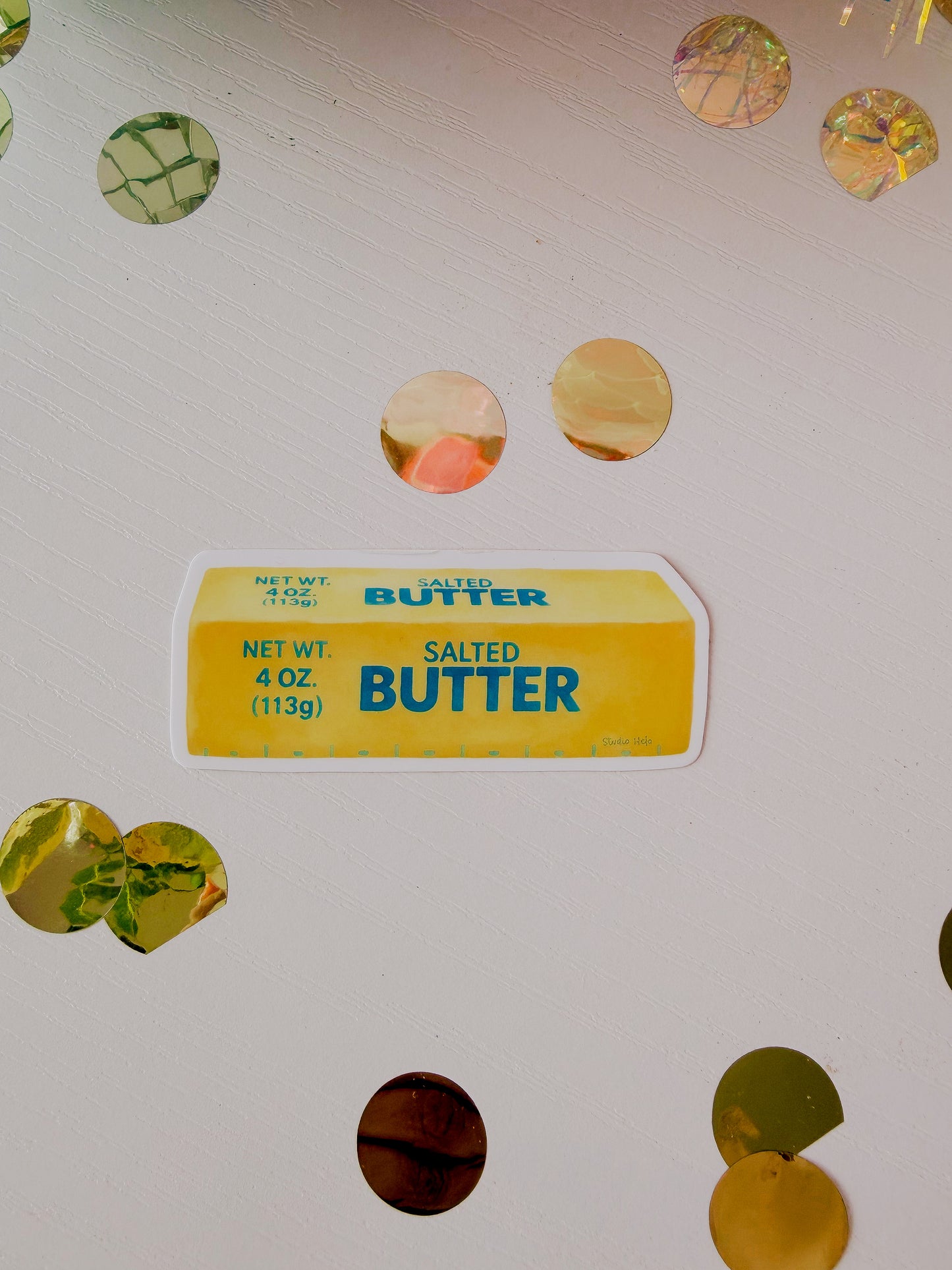 Salted Butter • 3” Vinyl Sticker