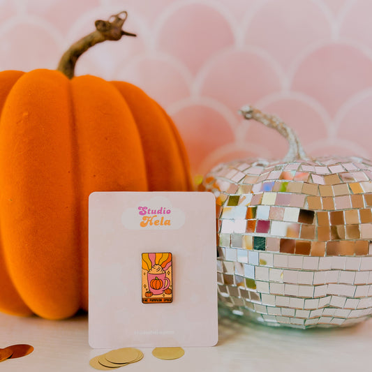 The Pumpkin Spice Enamel Pin