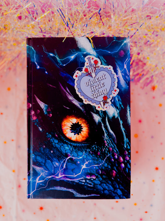 Violent Little Thing - 3" Glitter Vinyl Sticker