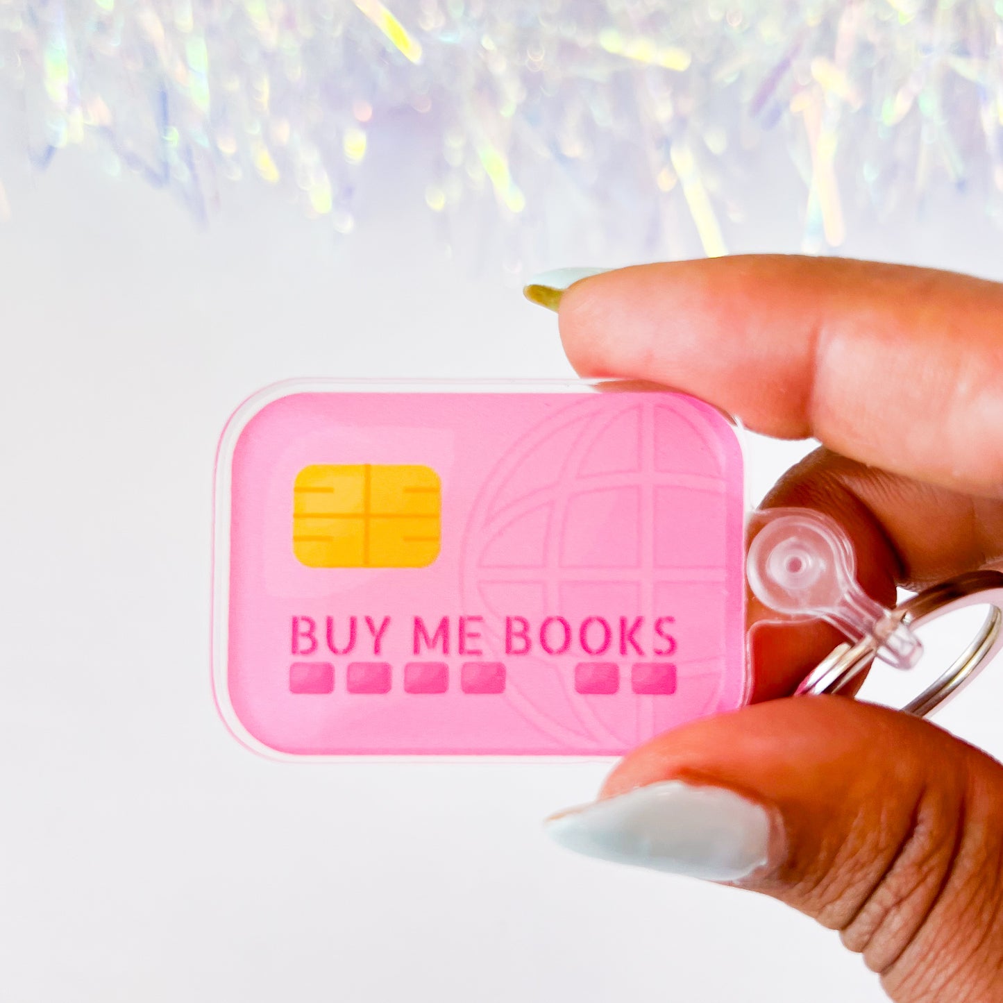 Buy Me Books - Acrylic Keychain