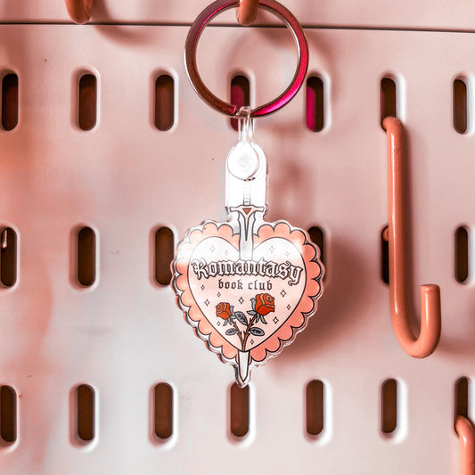 Romantasy Book Club - Acrylic 2” Keychain