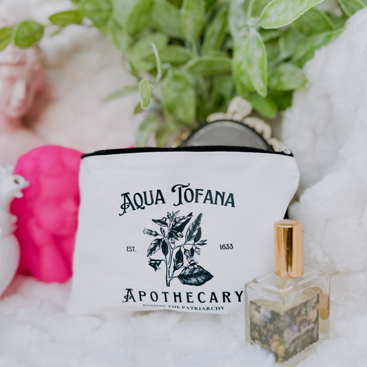 Aquatofana Apothecary Travel Makeup Bag