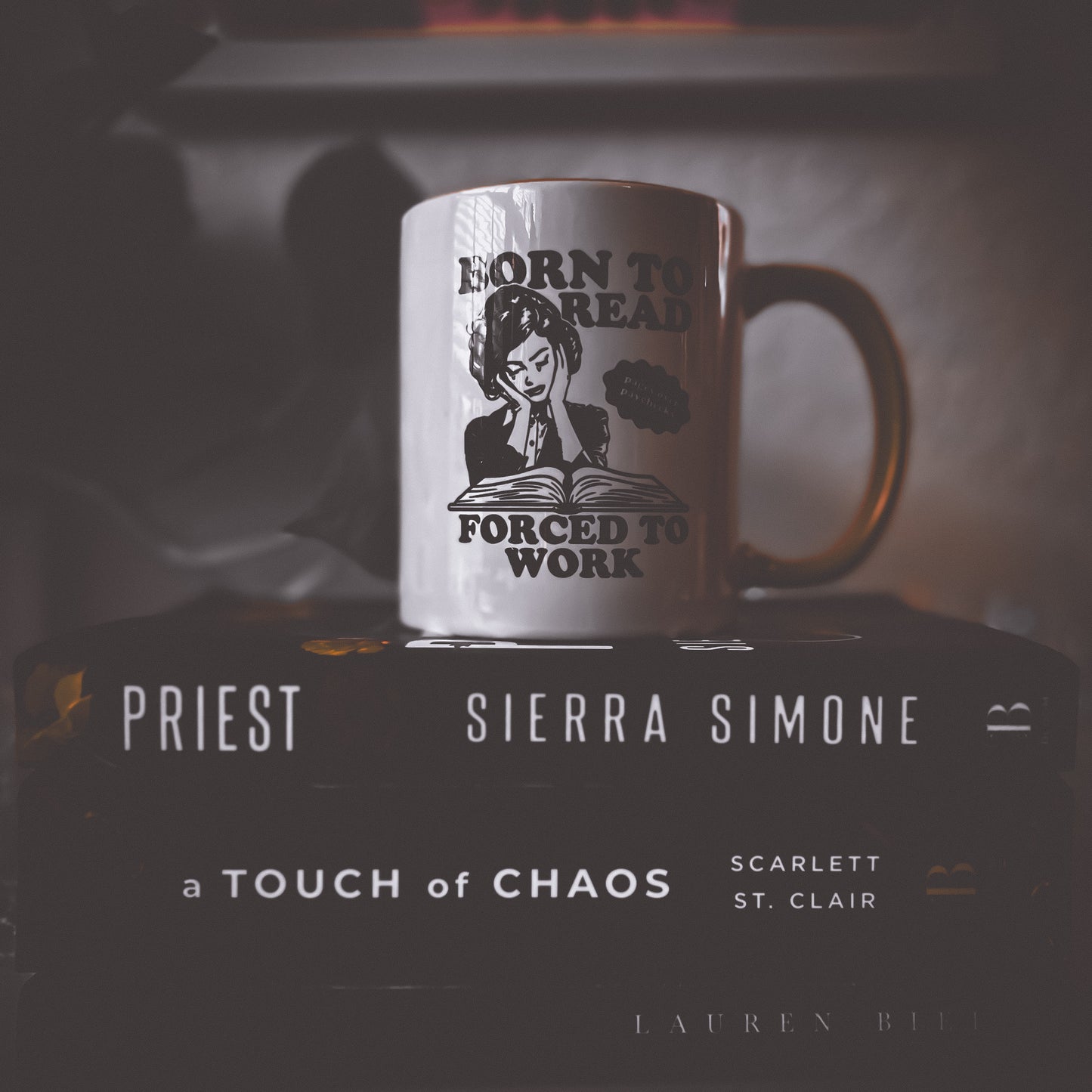 Born to Read Forced to Work - Coffee Mug