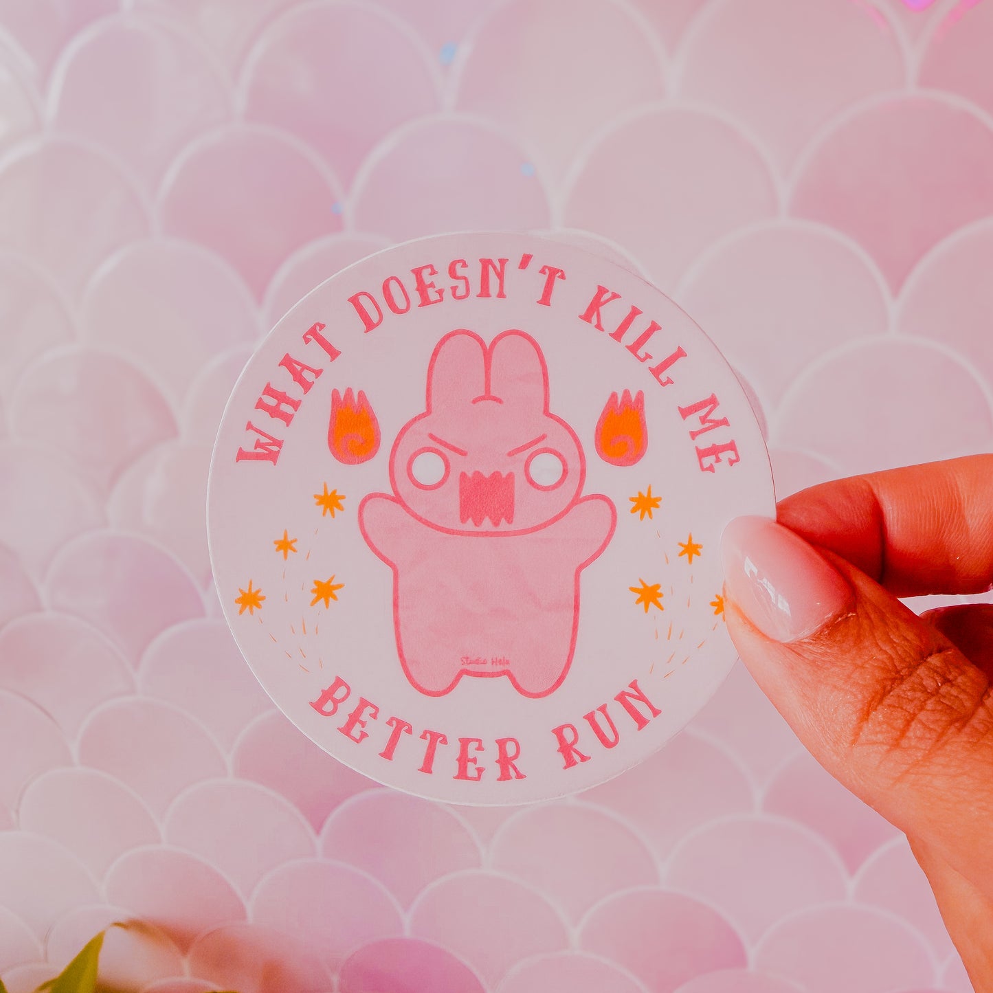 Fuck It / What Doesn’t Kill Me Better Run • 3” Vinyl Sticker
