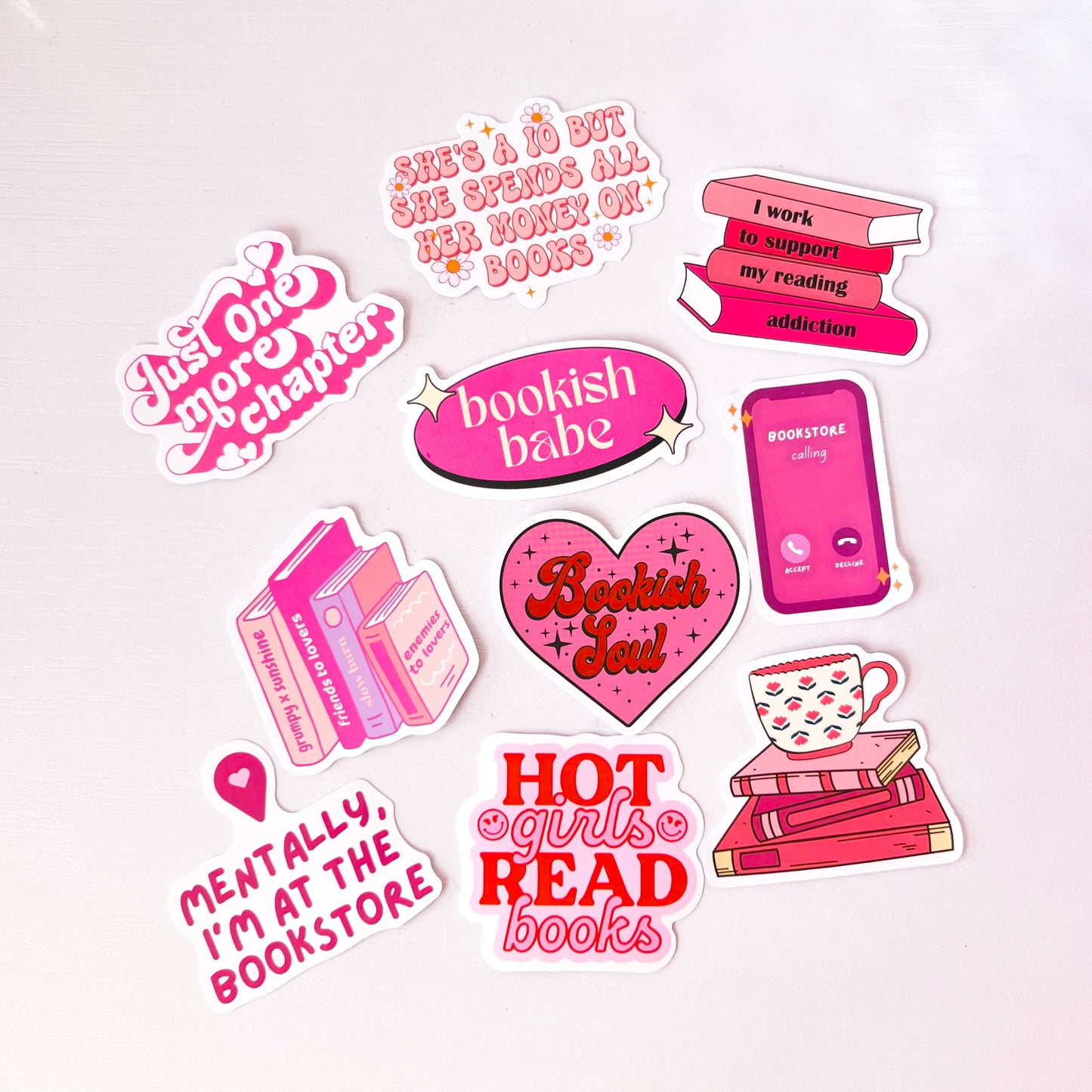 Bookish Sticker Packs (Choose Your Favorite!)