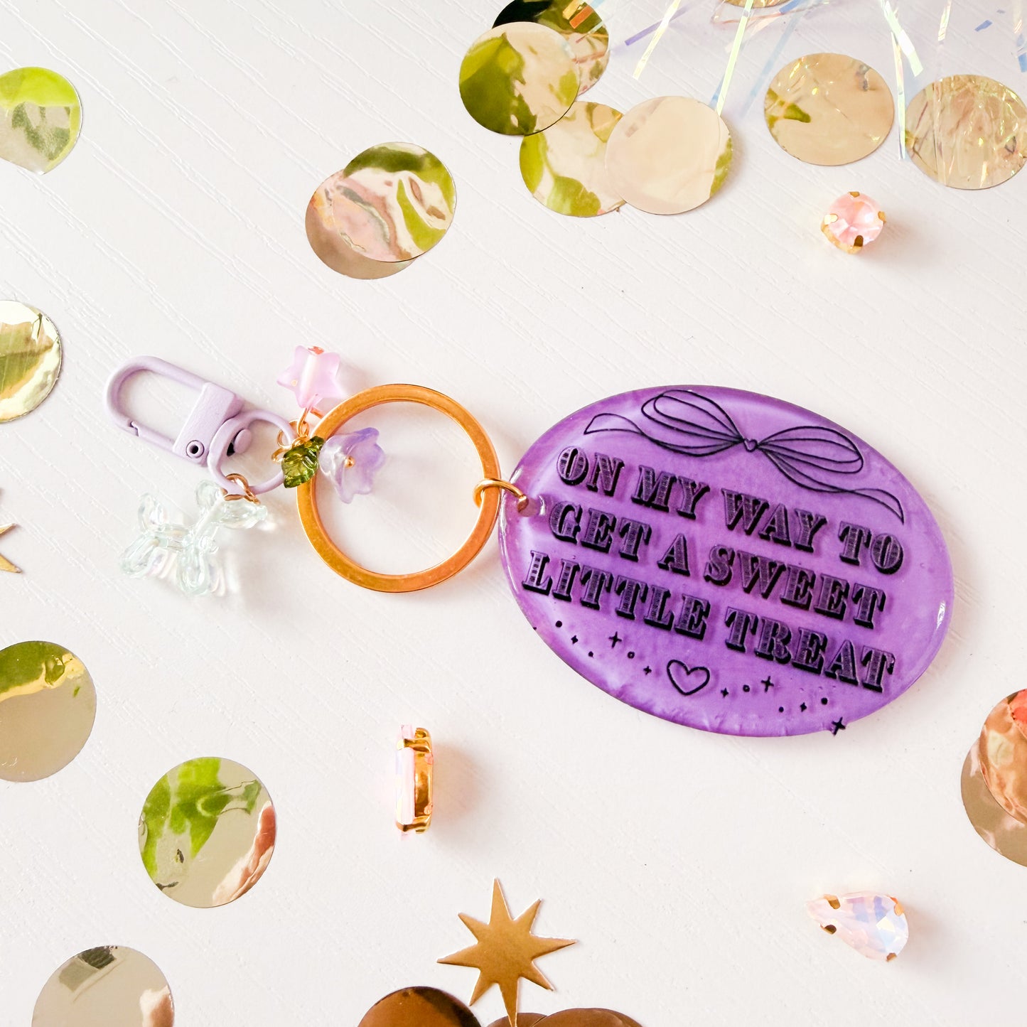 On My Way To Get a Sweet Little Treat • Jelly Keychain