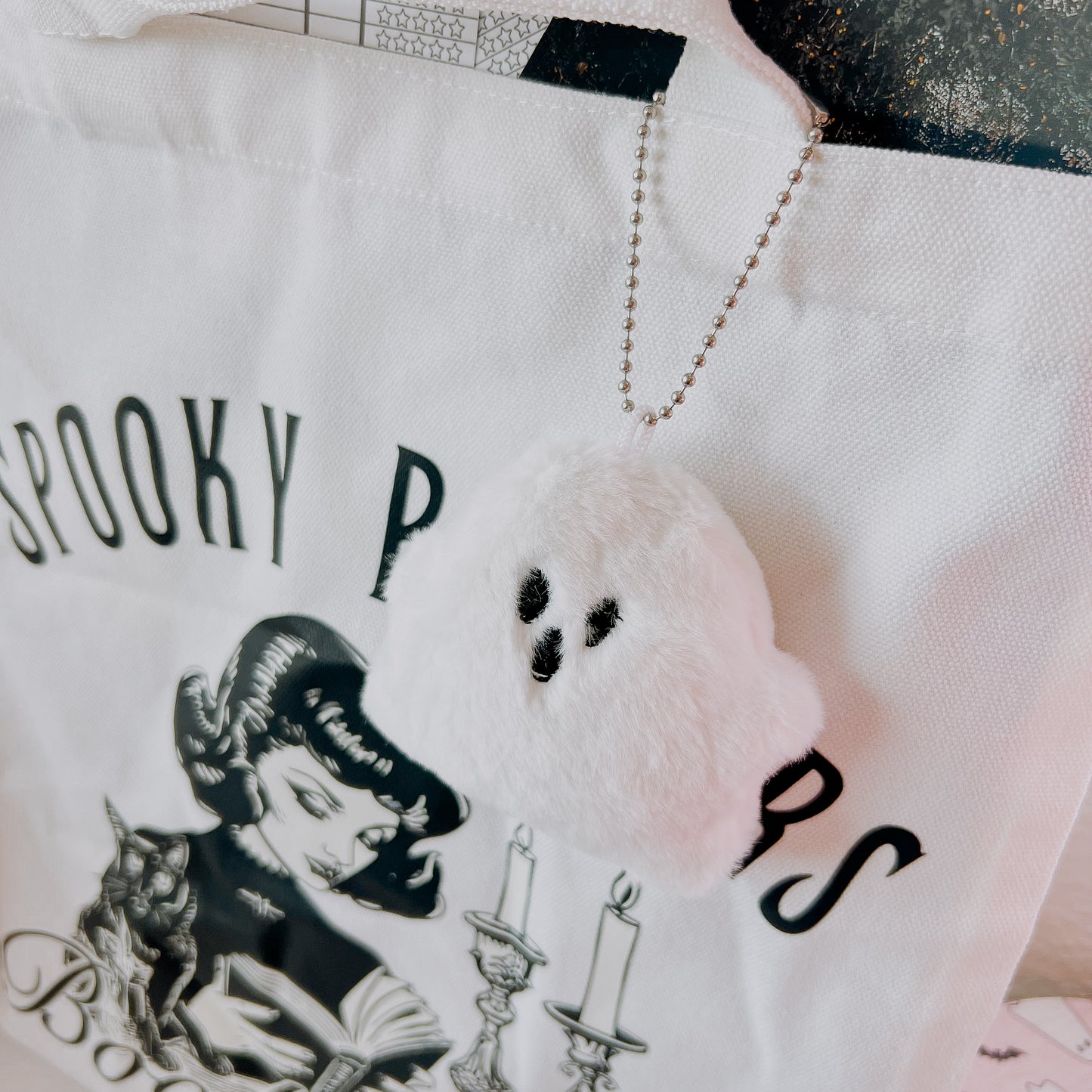 Ghostly Bag Charm Plushie