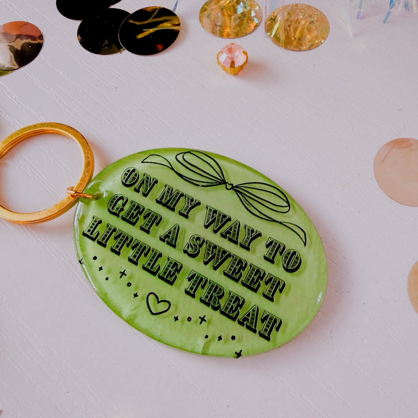 On My Way To Get a Sweet Little Treat • Jelly Keychain
