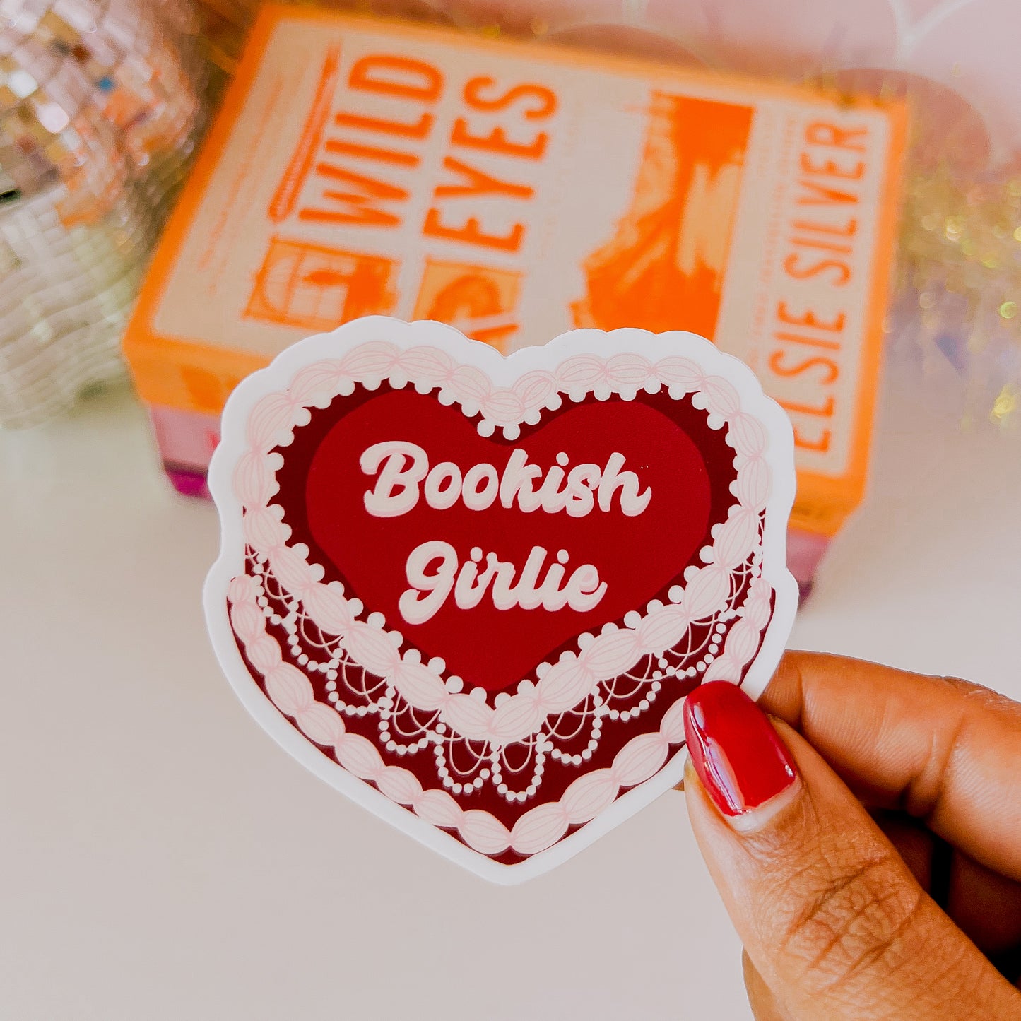 Bookish Girlie • 3” Vinyl Sticker