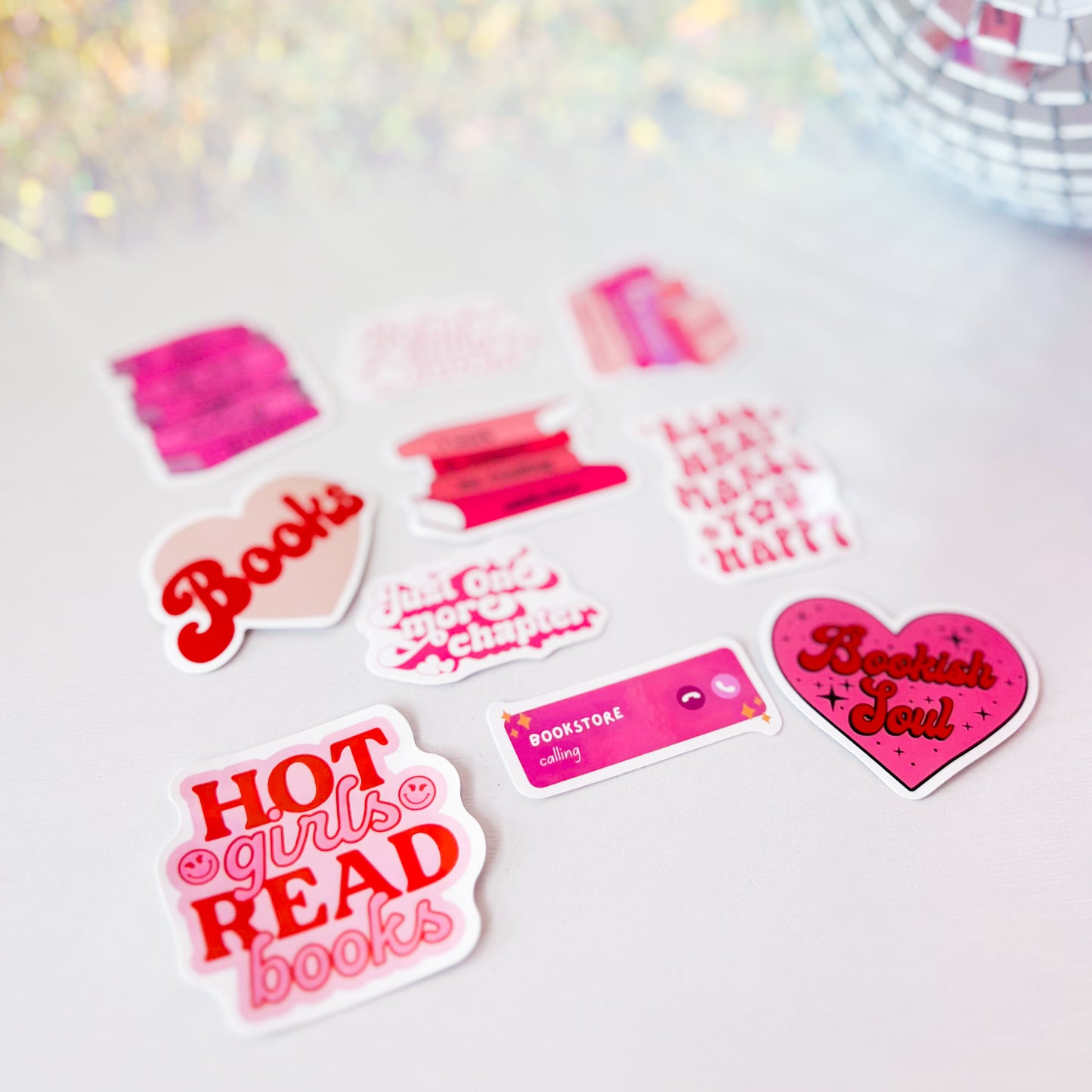 Bookish Sticker Packs (Choose Your Favorite!)