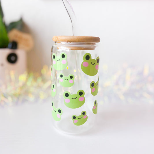 Frog - 16oz Glass Tumbler