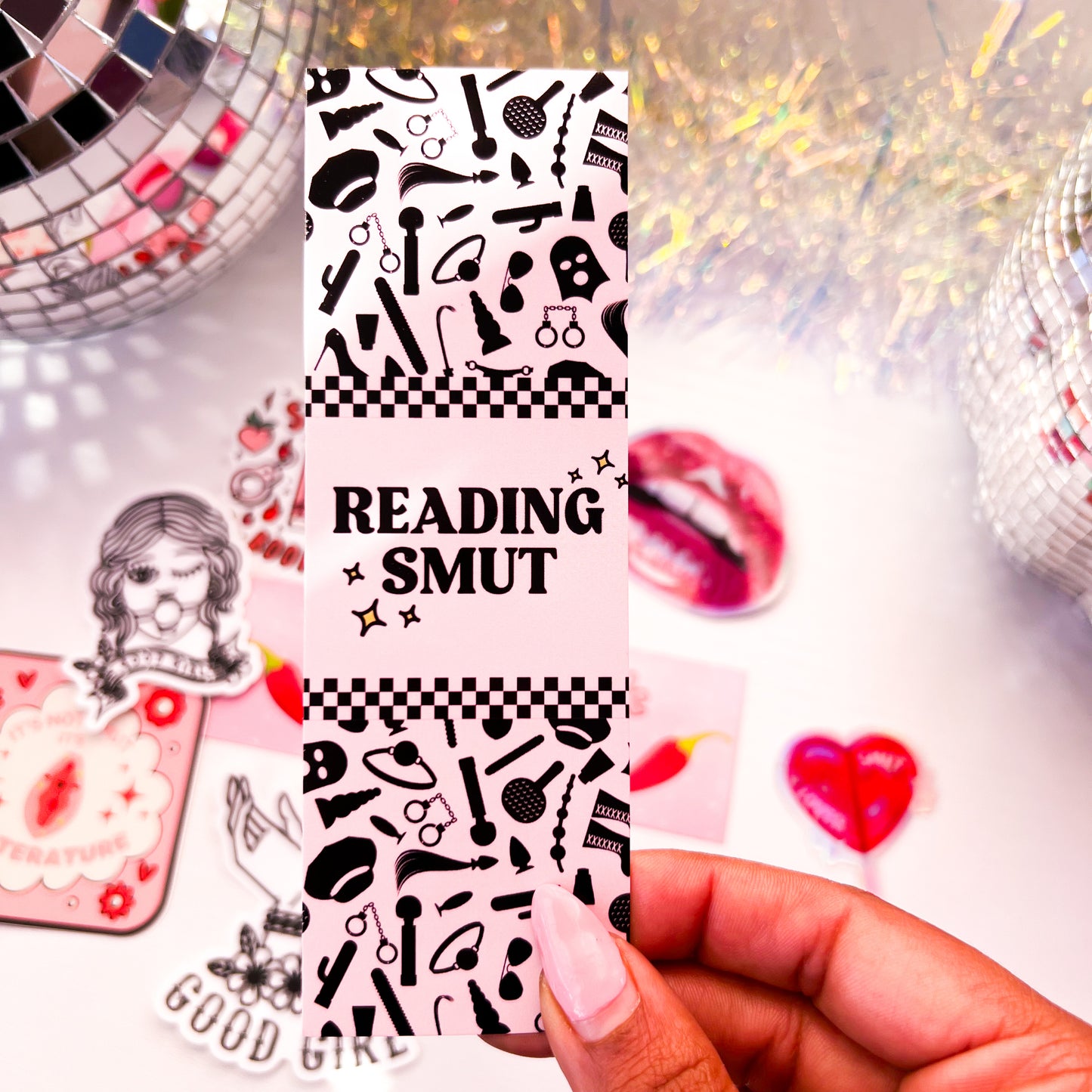 Reading Smut Cardstock Bookmark