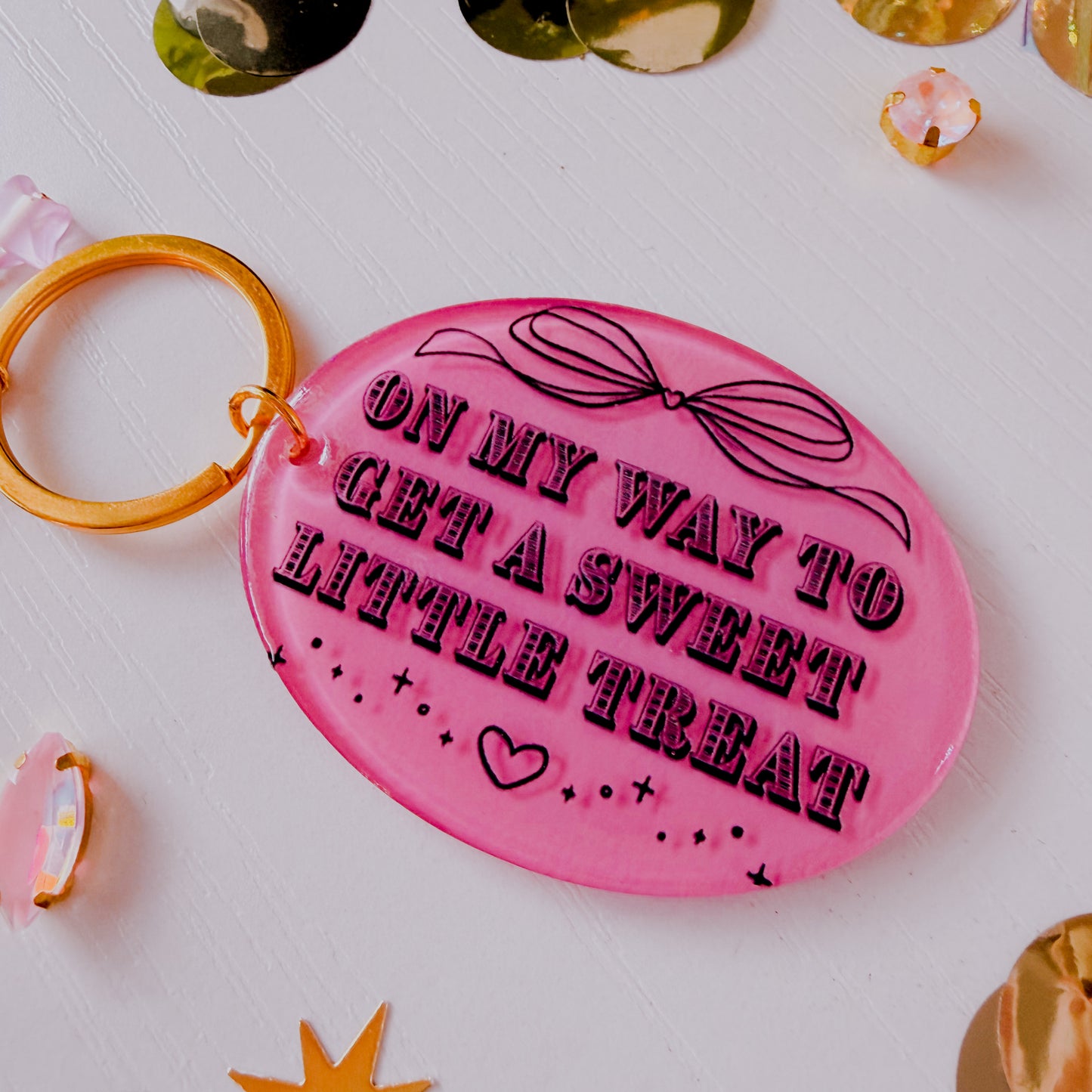 On My Way To Get a Sweet Little Treat • Jelly Keychain