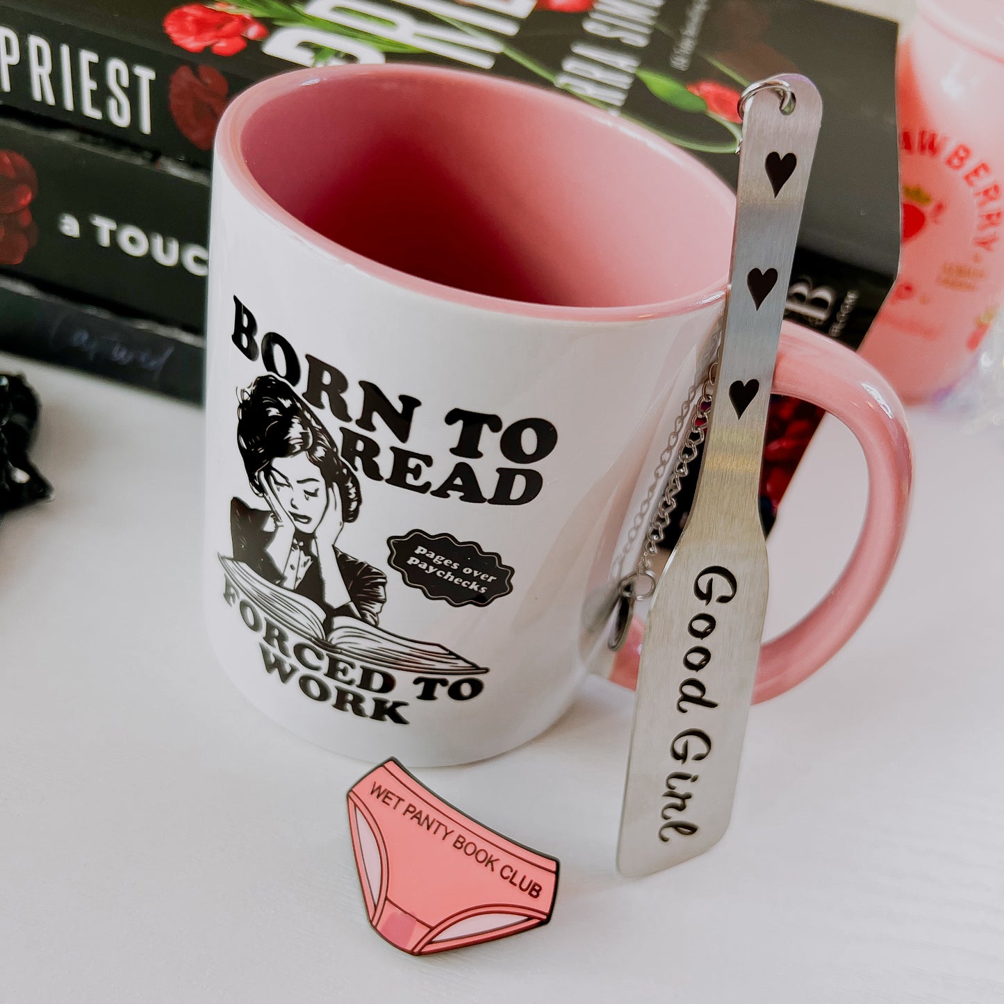 Born to Read Forced to Work - Coffee Mug