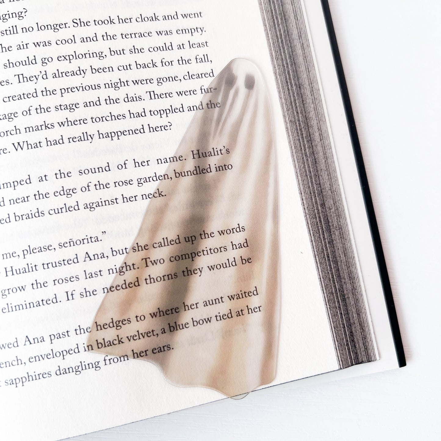 Ghostly Reading Buddy Bookmark