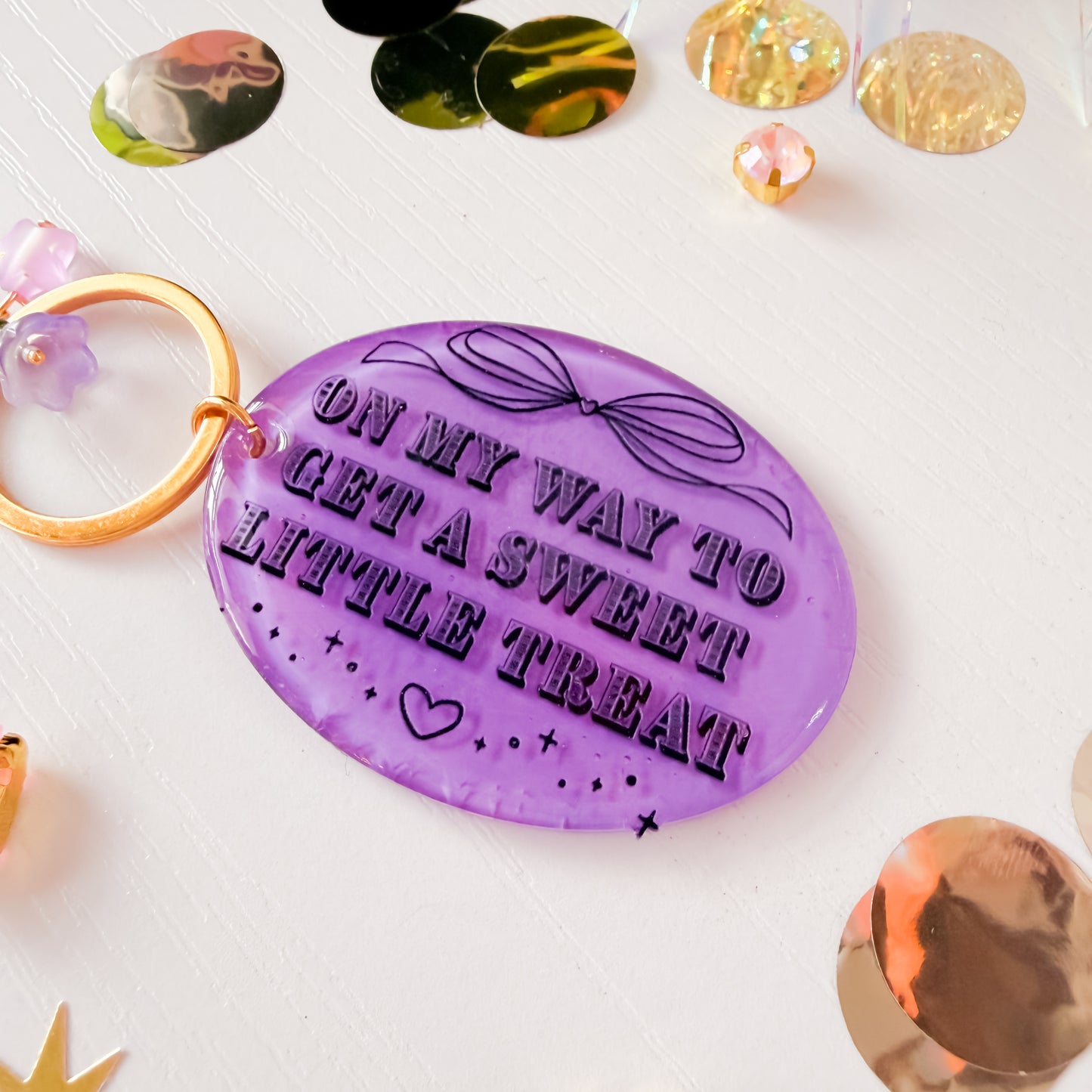On My Way To Get a Sweet Little Treat • Jelly Keychain