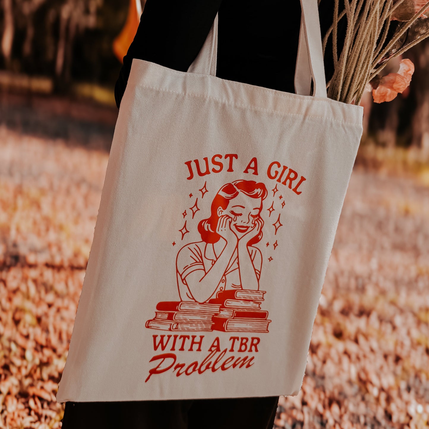 Just A Girl With a TBR Problem Tote Bag