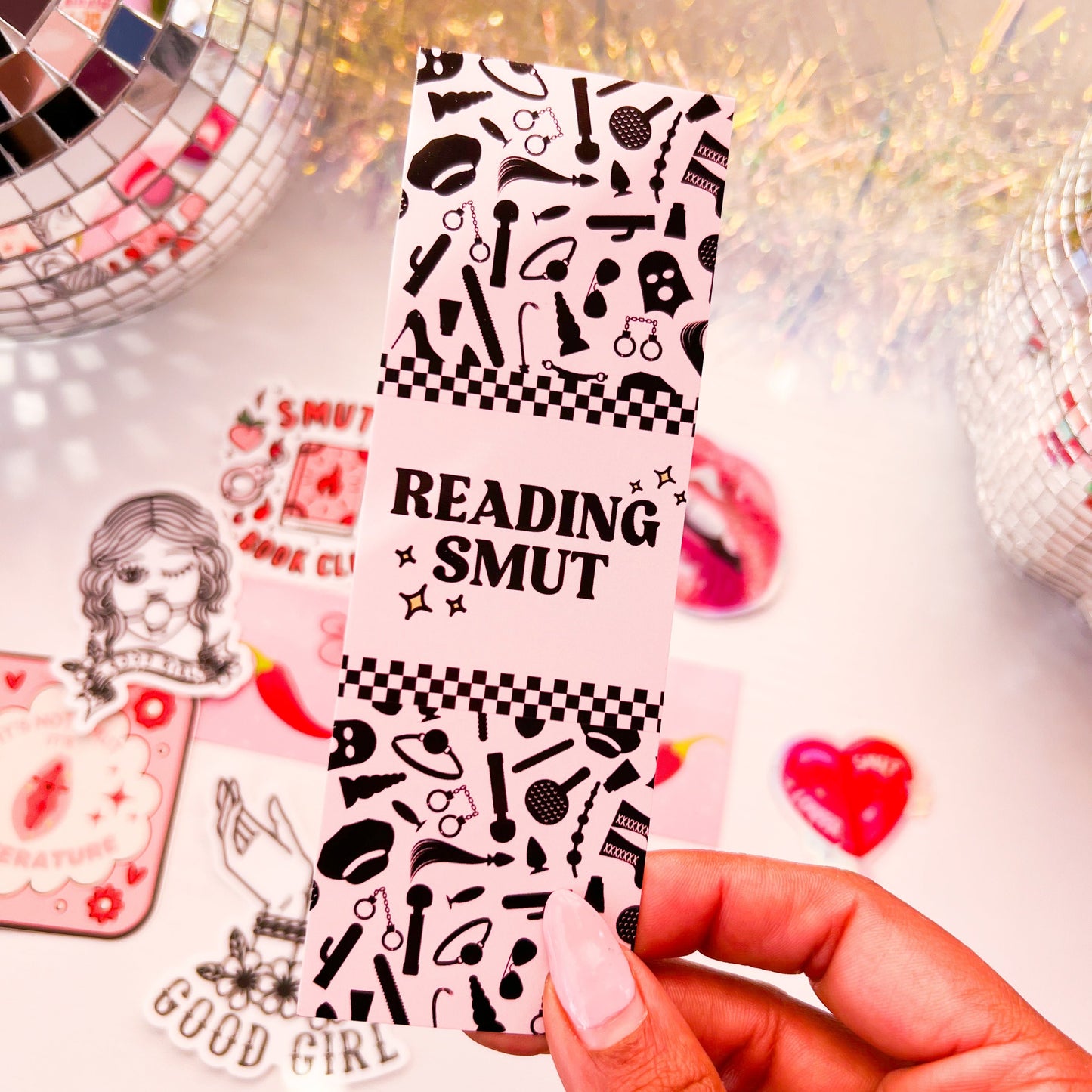 Reading Smut Cardstock Bookmark