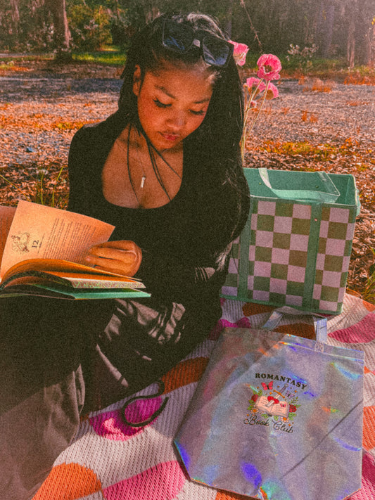 Romantasy • Holographic Shopping Bag