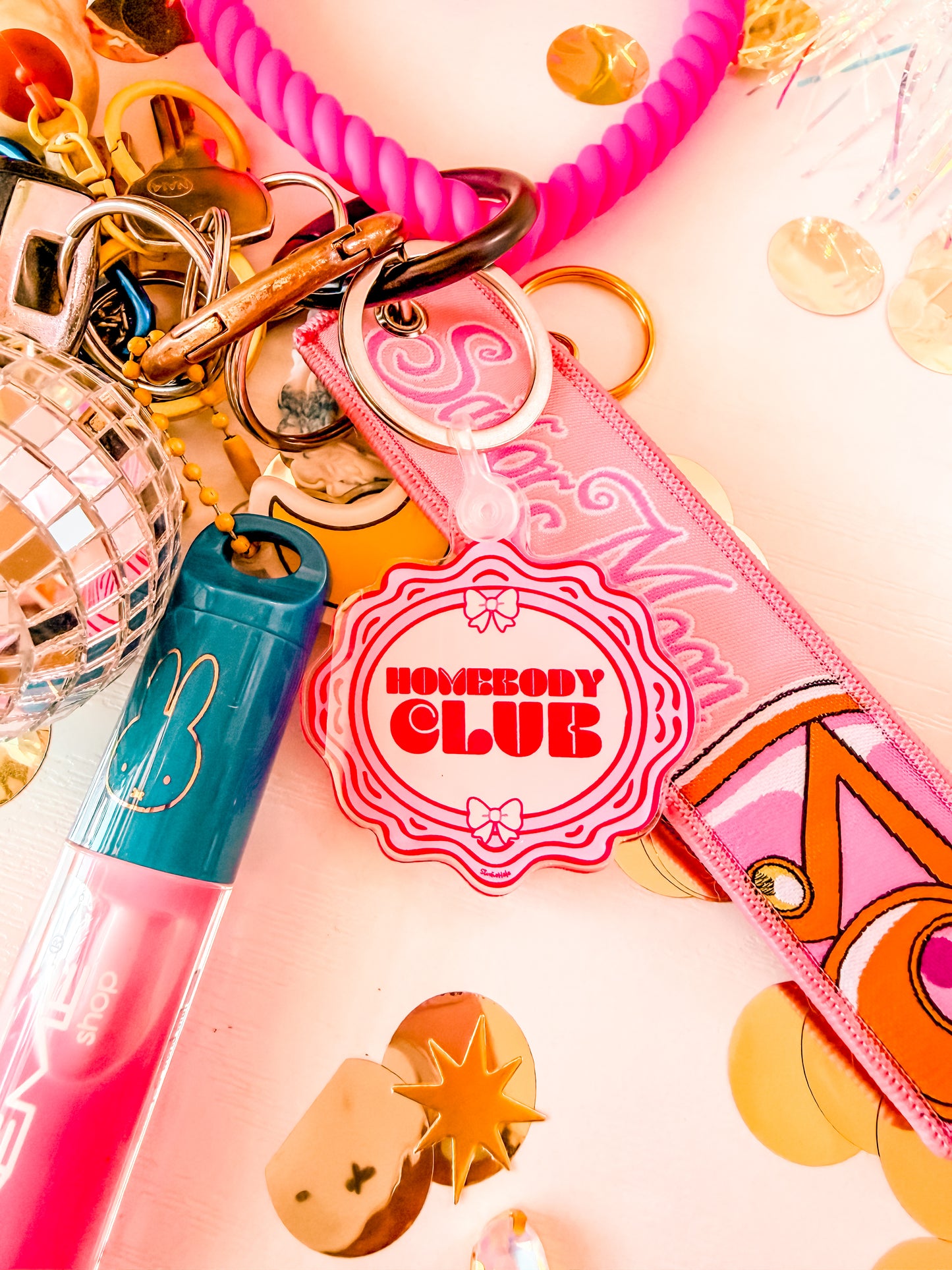 Homebody Club • 2” Acrylic Keychain