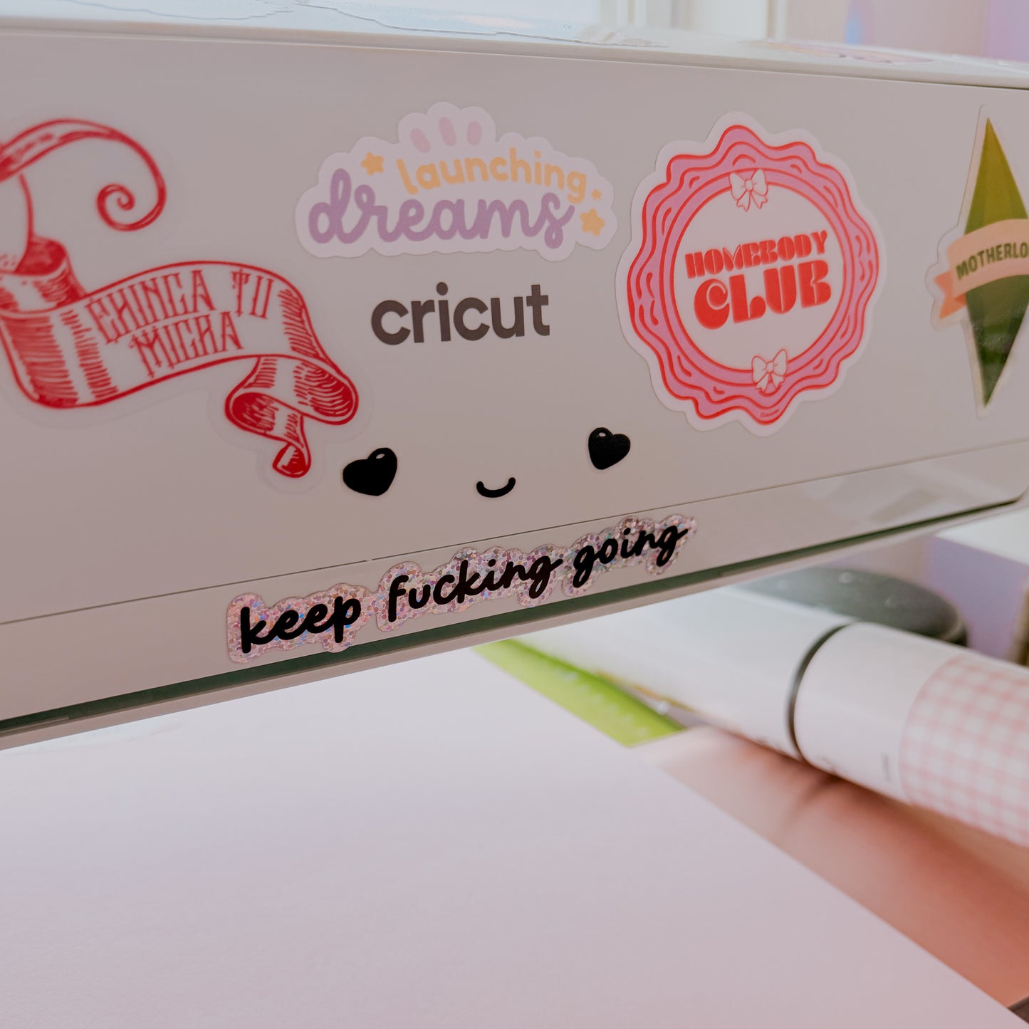 Keep Fucking Going • Vinyl Glitter 3” Sticker