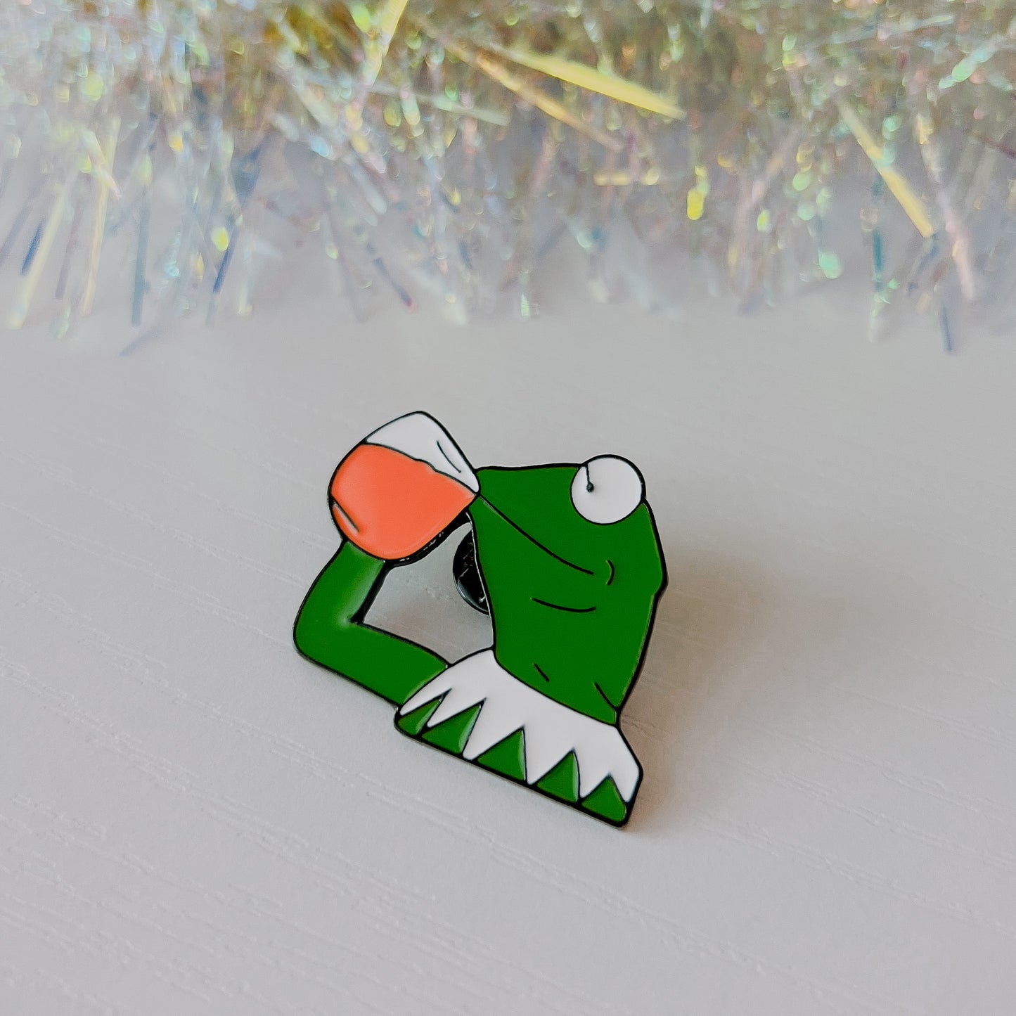 Sips Tea Enamel Pin