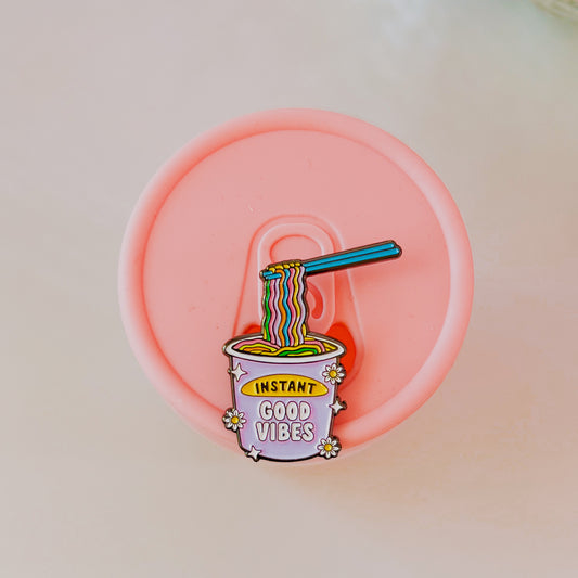 Instant Good Vibes • Enamel Pin