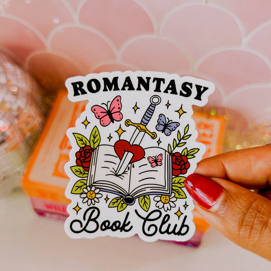 Romantasy Book Club • 3” Vinyl Sticker